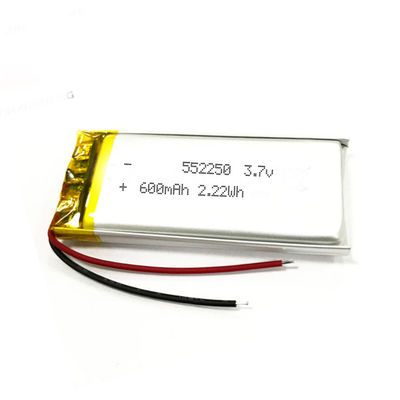 KC Code Scanner 3.7 V Li Polymer Battery 552250 600mah